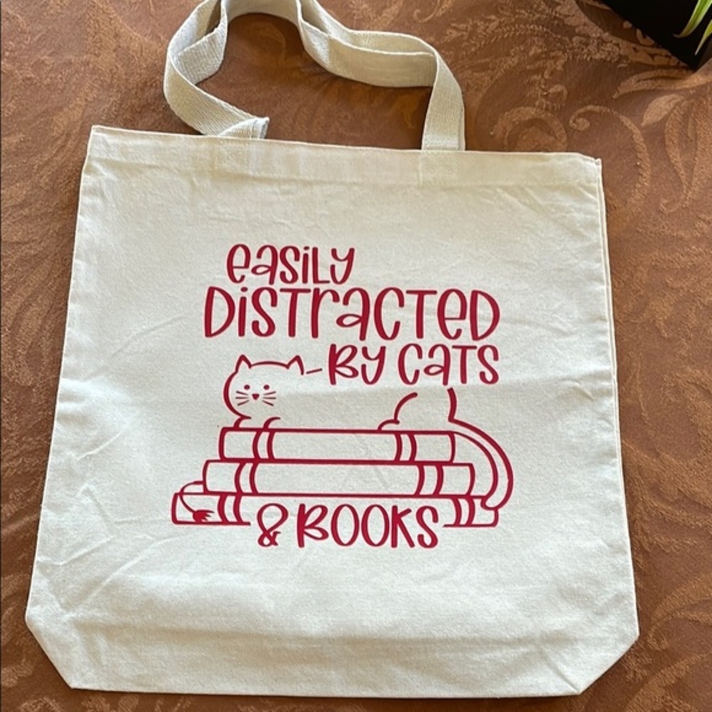 Cat Lover's Canvas Tote Bag